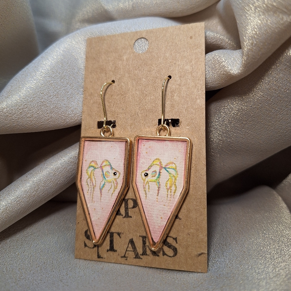 Hand painted earrings